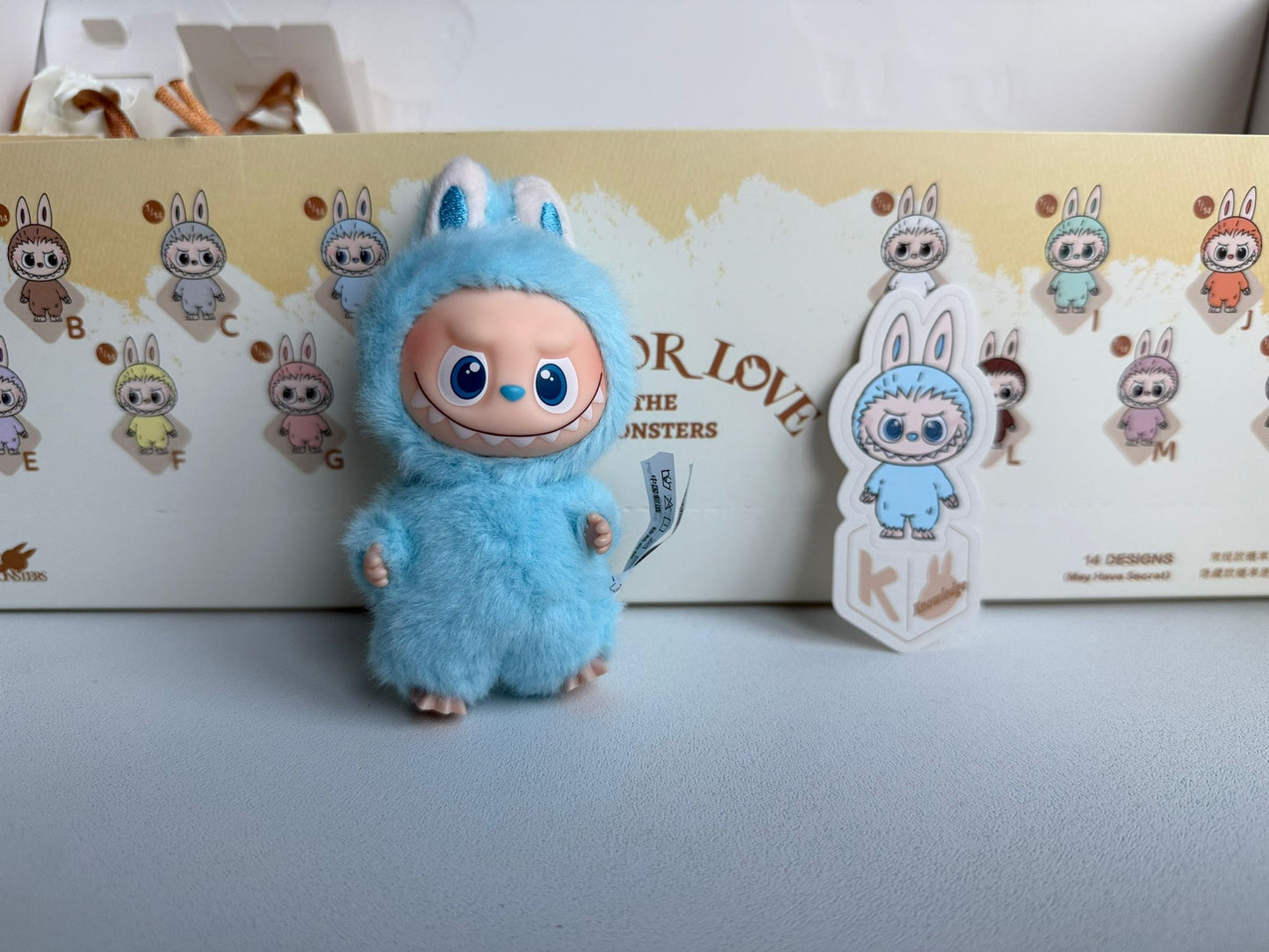 Labubu The Monsters ¨Pin For Love A-M¨ Letter K