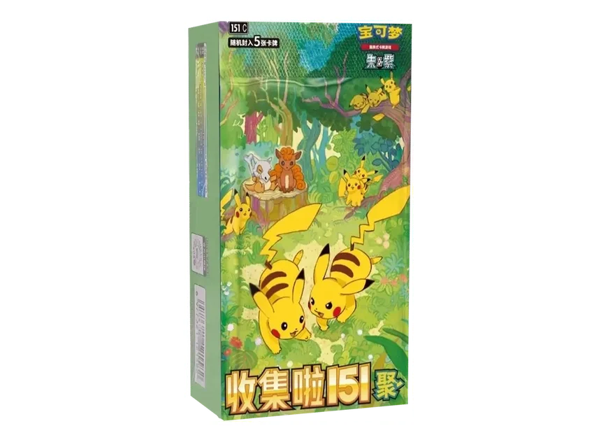 Pokémon Collect 151 Gathering Slim Booster Box Chinese