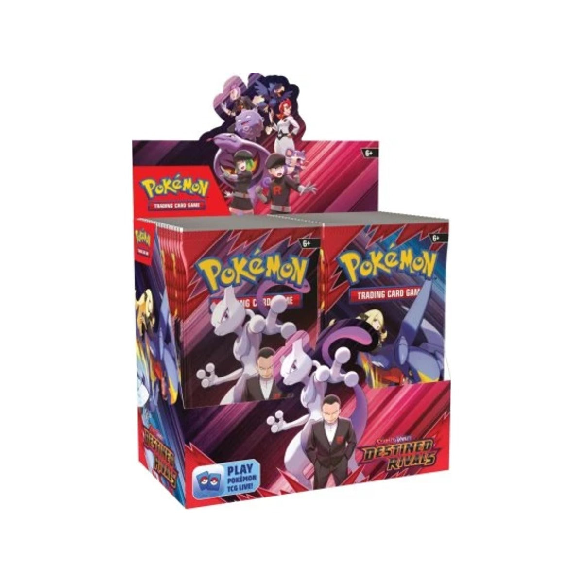 Pokémon Destined Rivals Booster Box Display