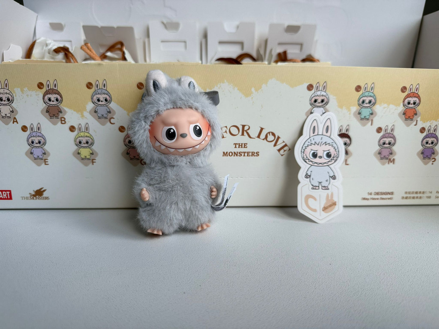 Labubu The Monsters ¨Pin For Love A-M¨ Letter C