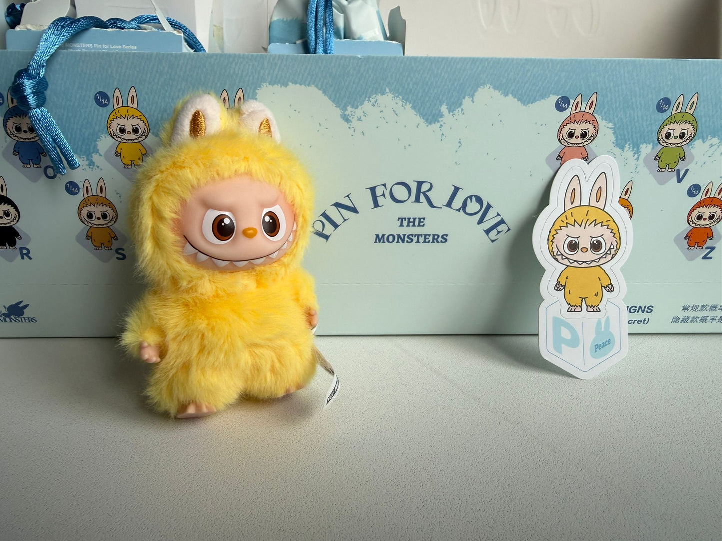 Labubu The Monsters ¨Pin For Love N-Z¨ Letter P