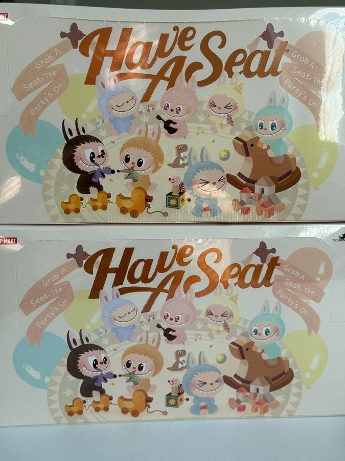 Popmart The Monsters Labubu ¨Have a Seat¨ Whole Set