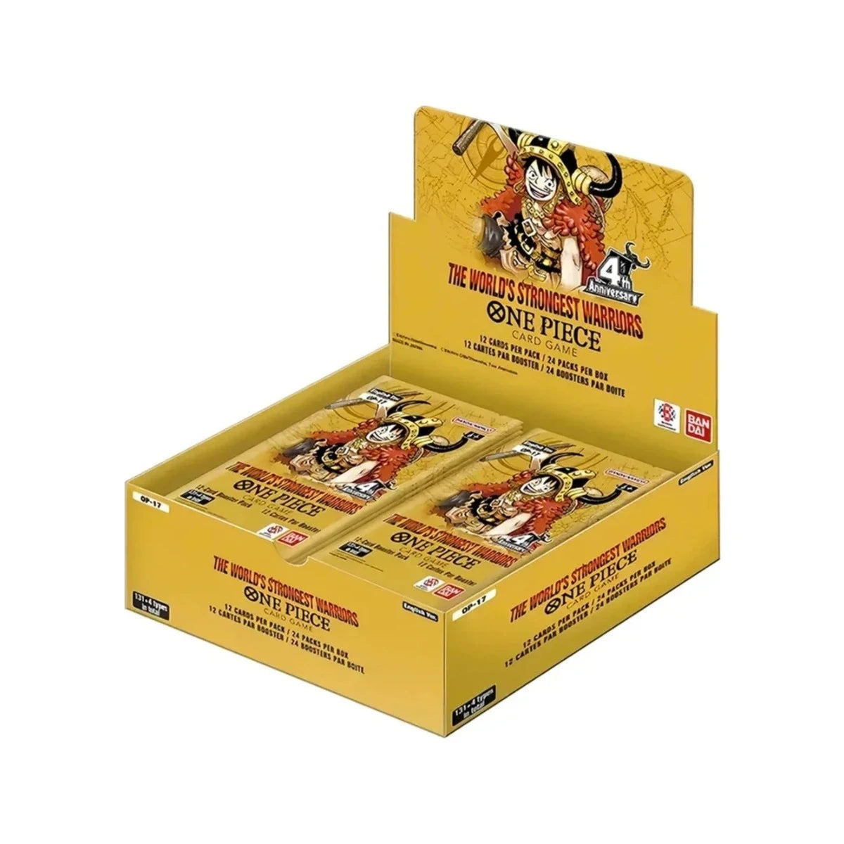 One Piece OP17 "The World's Strongest Warriors" Booster Box