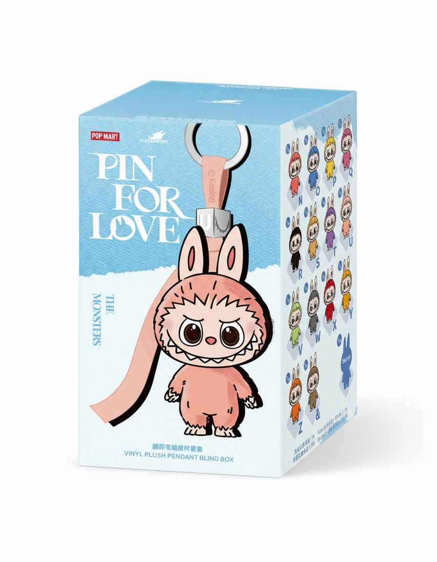 Labubu The Monsters ¨Pin For Love N-Z¨ Blind Box